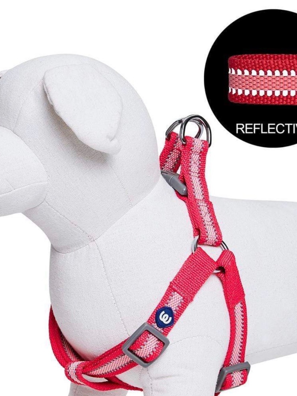 2 for $15 sale: Brand new Essentials by blueberry pet pink striped harness - M
